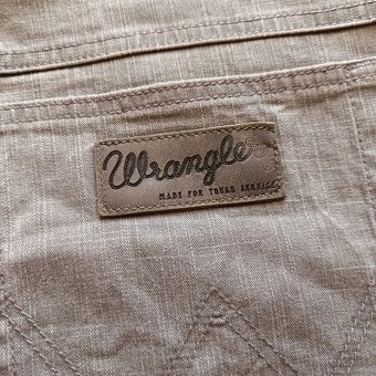 Wrangler sivé rovné džínsy široké rifle texas W34 L30 - 7