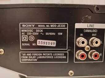 Sony MDS JE330 minidisk ♫♪♫ - 7