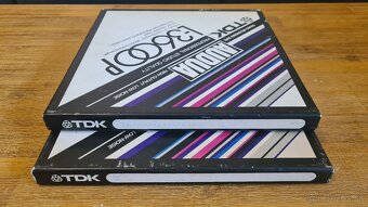 Dvě TDK L-3600P mgf pásky 1100m, 26cm Revox plast. cívka - 7