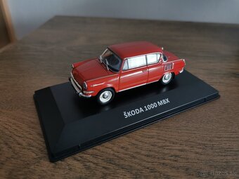 Modely Škoda 1000 MBX, 1201, 1202 - DeAgostini 1:43 - 7