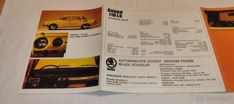 ŠKODA 110LS rozkládací prospekt Š110 LS - 7