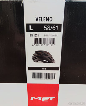 Nová cyklistická prilba MET VELENO - XC / MTB - 7