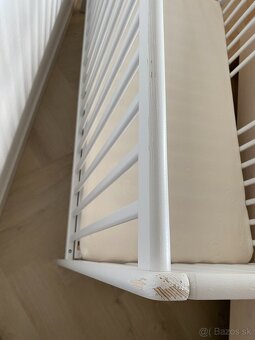 Detská postieľka k posteli 120x60 s matracom - 7
