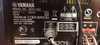 Predám mini systém Yamaha MCR-042 - 7