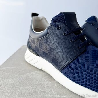 Originál LOUIS VUITTON pánske modré navy tenisky topánky - 7