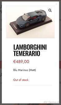 Lamborghini Temerario Blu Marinus | MR Collection 1/18 - 7