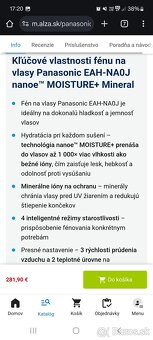 Fén na vlasy Panasonic EAH-NA0J - 7