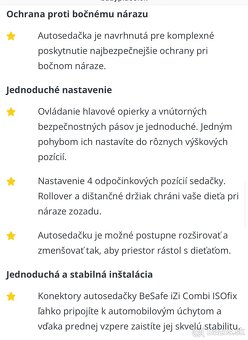 Besafe Isofix obojsmerná sedacka - 7