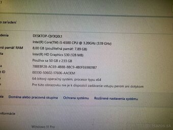 Mini Počítač Dell OptiPlex 3040m / i5-6500 / 8GB / 250GB SSD - 7