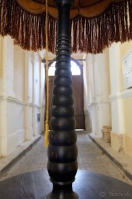 Secesná krásna podlahová lampa - 7