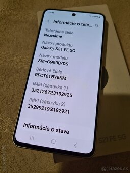 Predám Samsung S21 Fe 5G - 7
