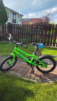 Predám detský bicykel zn. Kenzel zelený - 7