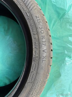 4 ks zimne CONTINENTAL 215/50R17 95V XL FR WINTERCONTACT - 7