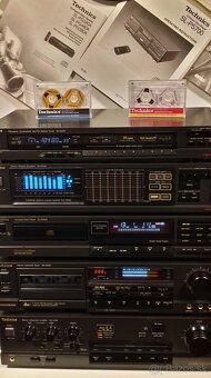 Zostava TECHNICS tuner, equalizer, CD, deck, zosilnovac= A04 - 7