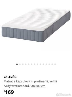 Matrace Ikea Valevag 90x200 - 7