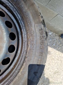 Pneumatiky s plechovými diskami 5x112 - 7
