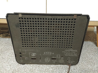 Vzácné staré retro rádio Tesla 413U - 7