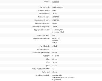 SAPPHIRE PULSE RADEON RX 9070 OC 16GB - 7