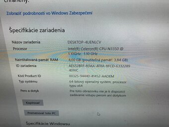 Predám all-in-one AiO UMAX U-ONE 24AL - 7