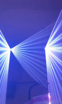 Laser RGB silný 5W - Bluetooth, plnofarebný - 7