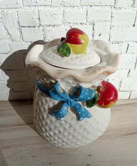 Trojsúprava s motívom ovocia na čaj - 7