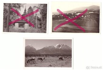 Pohľadnice čiernobiele krajina - 7