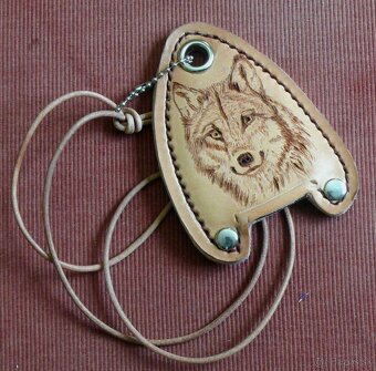 Mini lovecký nôž na krk. - 7