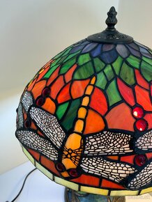 Stolná lampa Tiffany – Vážky - 7