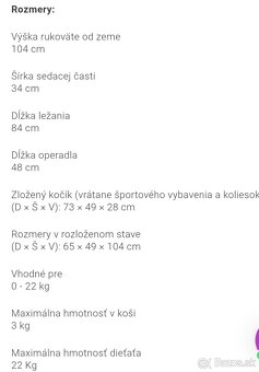 Cestovný športový kočík Zopa quick - 7