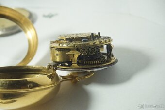 barokove vreckove hodinky spindlovky ca. 1700-1710 - 7