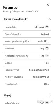 Samsung Galaxy A32 NOVÝ - 7