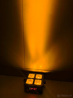 LED PAR Light 4x40 W RGBW A UV na Bateriu - 7