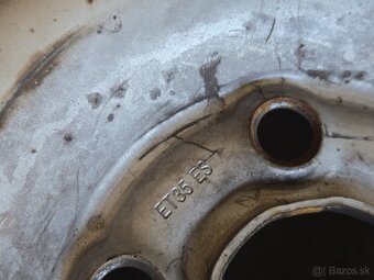 Plechové disky 5x100 + celoročne pneu 155/80r13 - 7