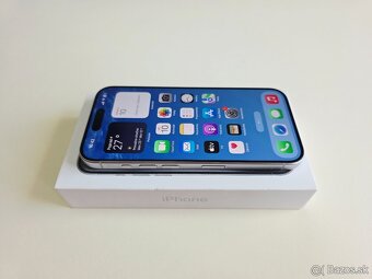 APPLE IPHONE 15 PRO 128GB STARLIGHT,BATERKA 99% - 7