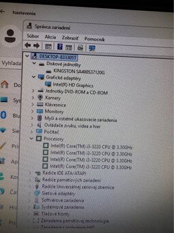 PREDÁM INOVOVANÝ ALL IN ONE PC HP PRO 3520 - 7