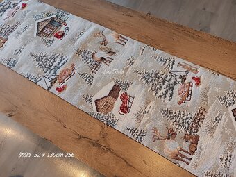 Vianočné prestieranie, štóly - 7