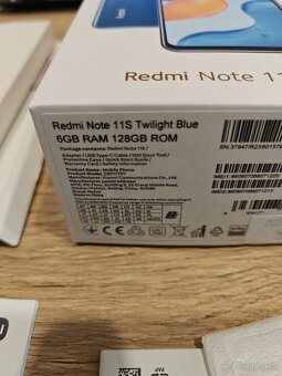 XIAOMI REDMI NOTE 11S 128GB ROM 6GB RAM - 7
