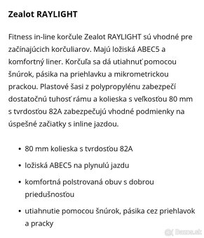 Predám pánske kolieskové korčule - 7