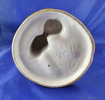 Staré fajansové sochy -   MODRA - 31 a 27 cm - 7