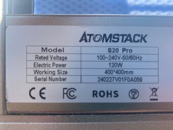Laser Atomstack S20 Pro 20W + Príslušenstvo - 7