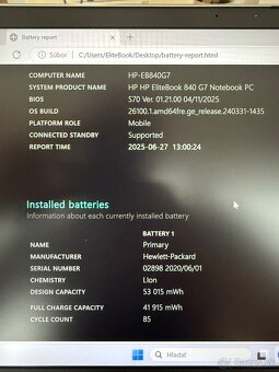 Predám HP ELITEBOOK 840 G7 - 7