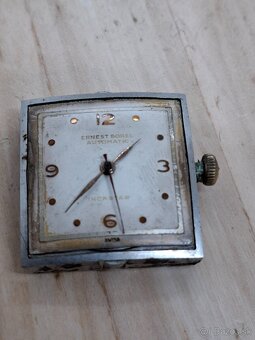 Predám funkčné náramkové hodinky ERNEST BOREL Automatic Swis - 7