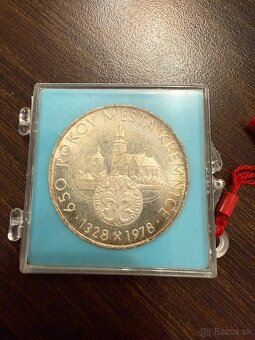 strieborne mince prof - 7