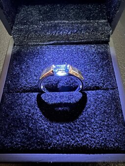 Zlatý dámsky prsteň - prstienky - 7