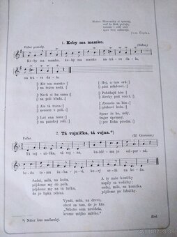 Slovenské spevy 3.díl, r.v. 1899 - 7