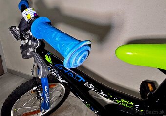 🚲 Detský bicykel Ghost Powerkid 16 – TOP stav + kolieska + - 7