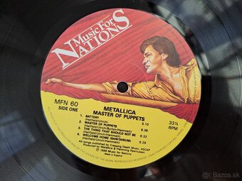 Lp METALLICA- Master of Puppets - 7
