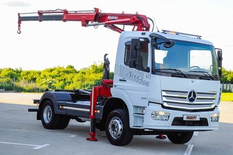 MERCEDES ATEGO HÁKOVÝ NOSIČ KONTAJNEROV HYDRAULICKÁ RUKA EU6 - 7