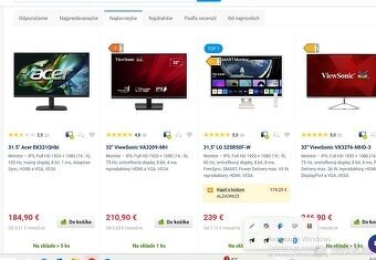 32inch FullHD IPS LG Monitor (Bez Reproduktorov) - 7