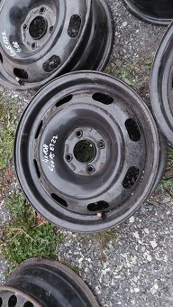 Plechové disky 4x108 6j x 15" 8ks  R16" 1ks peugeot citroe - 7